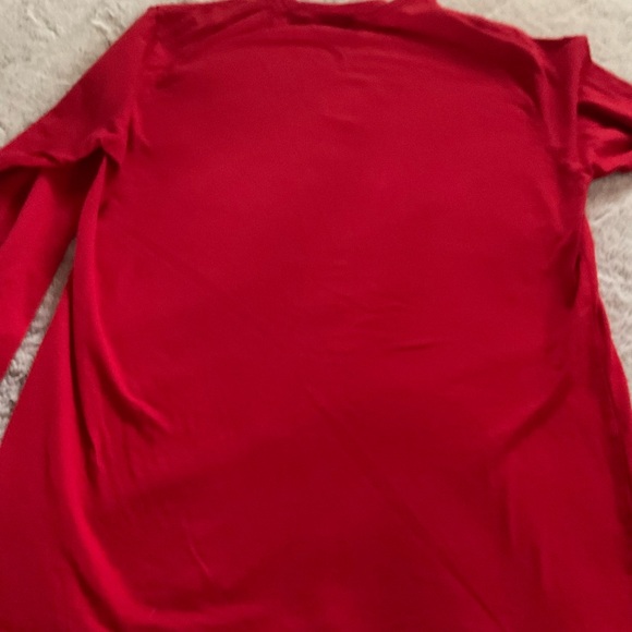 Disney Red Mickey Mouse Unisex Long Sleeve Tee - Picture 4 of 4